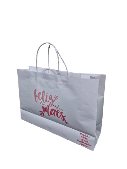 SACOLA DIA DAS MÃES - S04 - 350X230X100 - COM 25 UNIDADES
