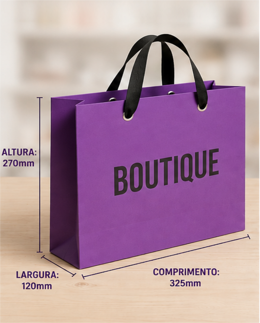 SACOLA PERSONALIZADA - S12 - 325x270x100