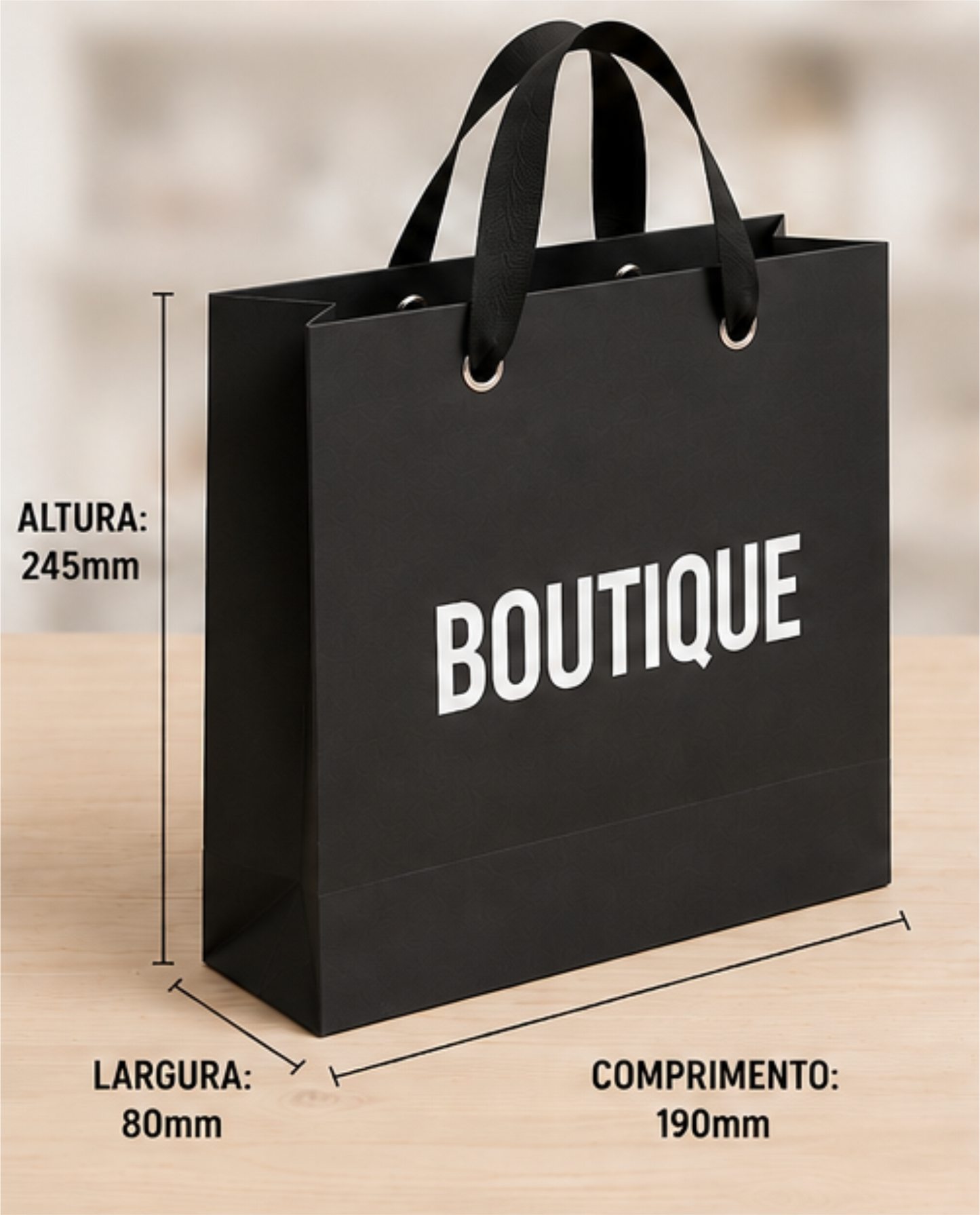 SACOLA PERSONALIZADA - S23 - 180x245x80