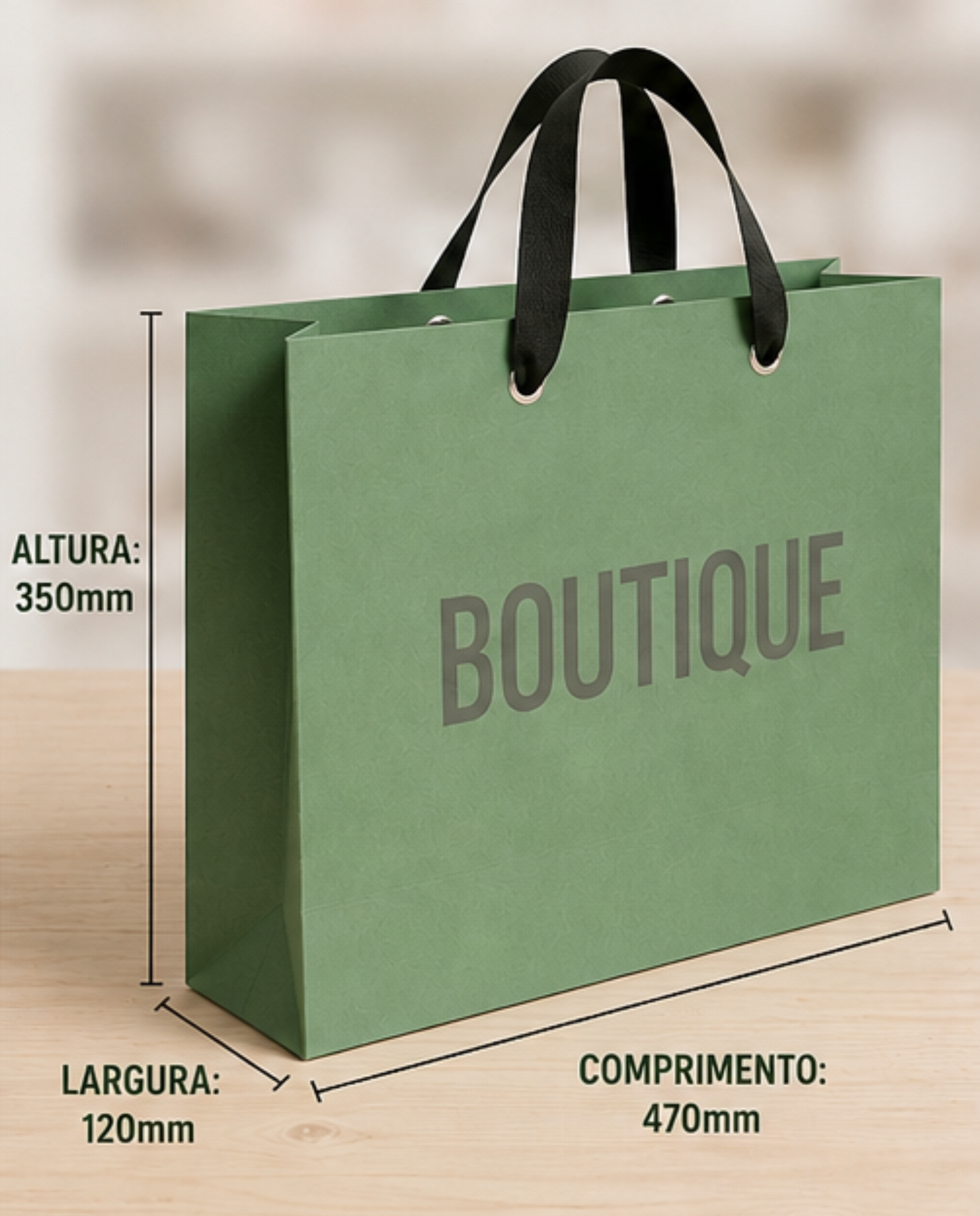 SACOLA PERSONALIZADA - S09 - 470x350x120