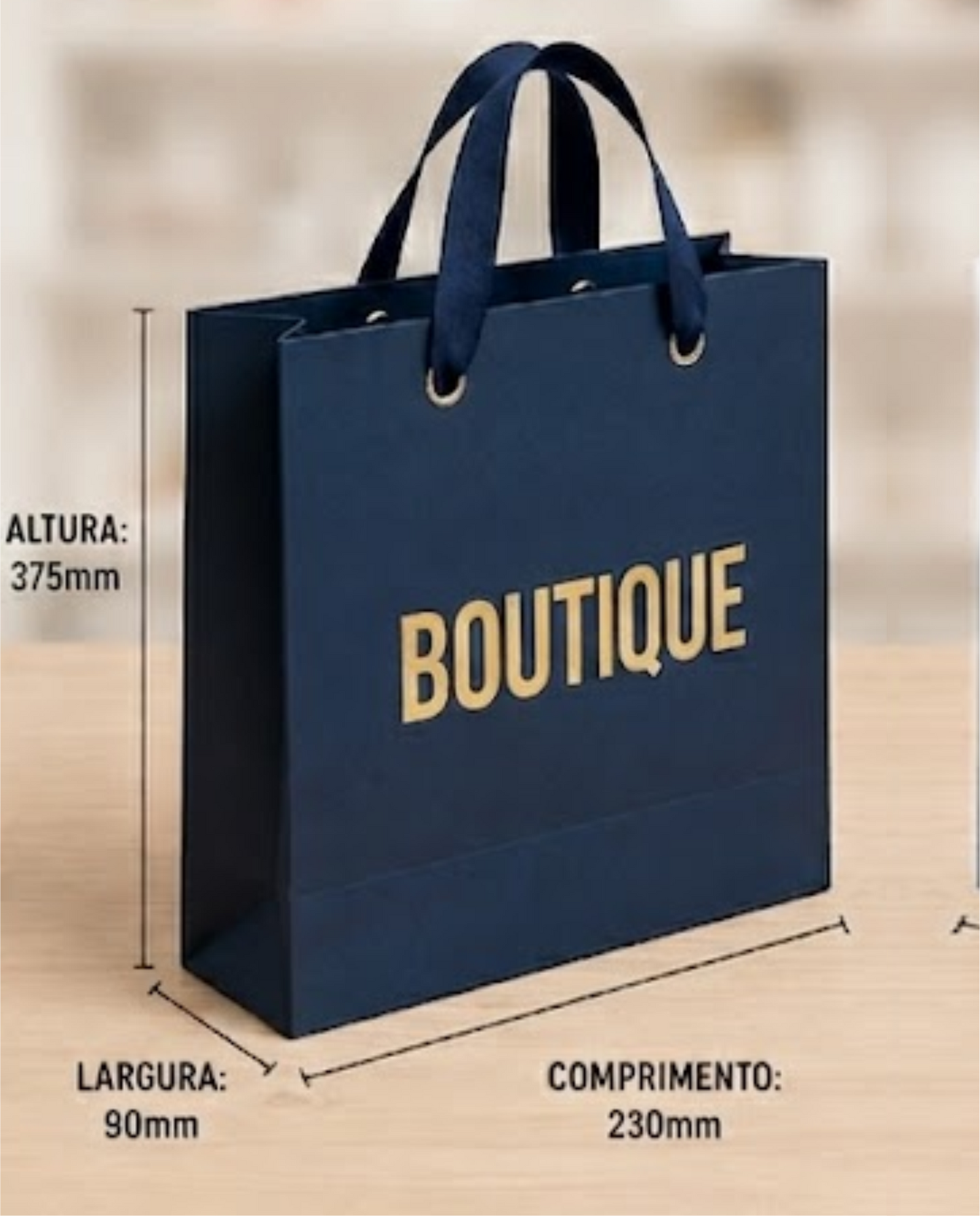SACOLA PERSONALIZADA - S24 - 230x375x90