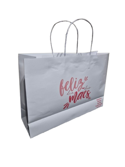 SACOLA DIA DAS MÃES - S04 - 350X230X100 - COM 25 UNIDADES